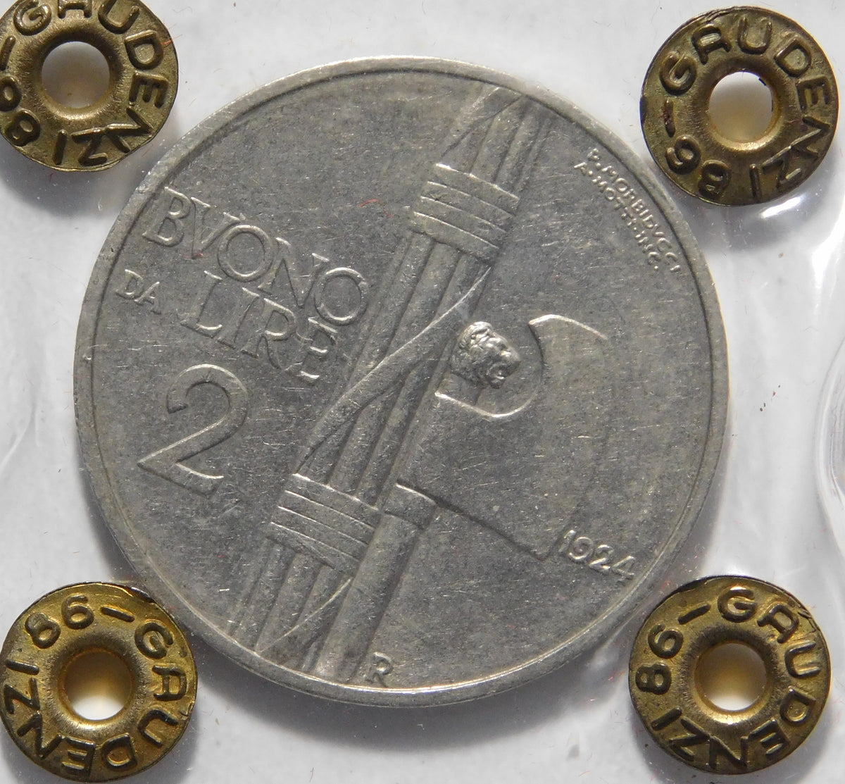 buono da 2 lire 1924