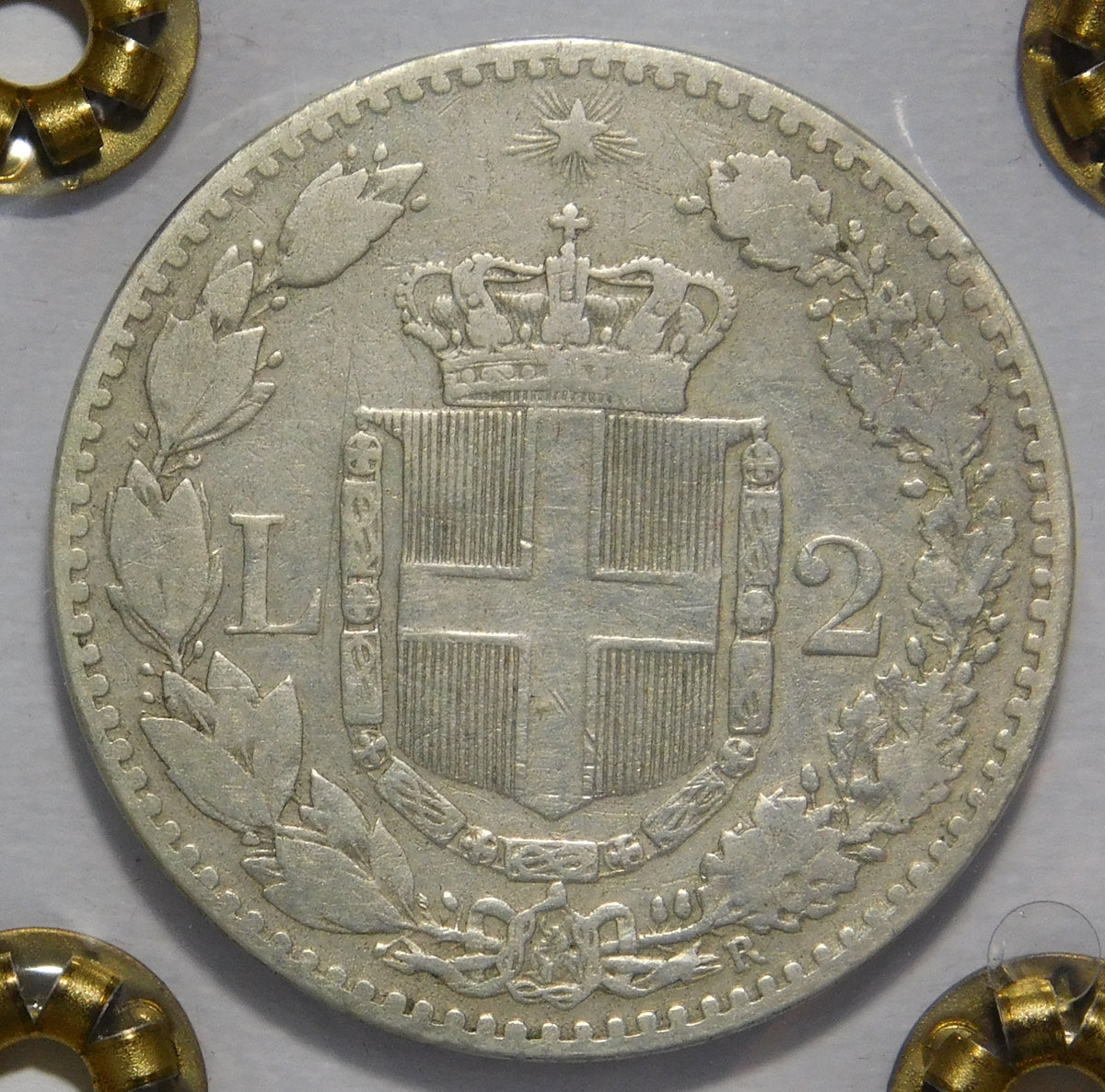 2 lire 1884