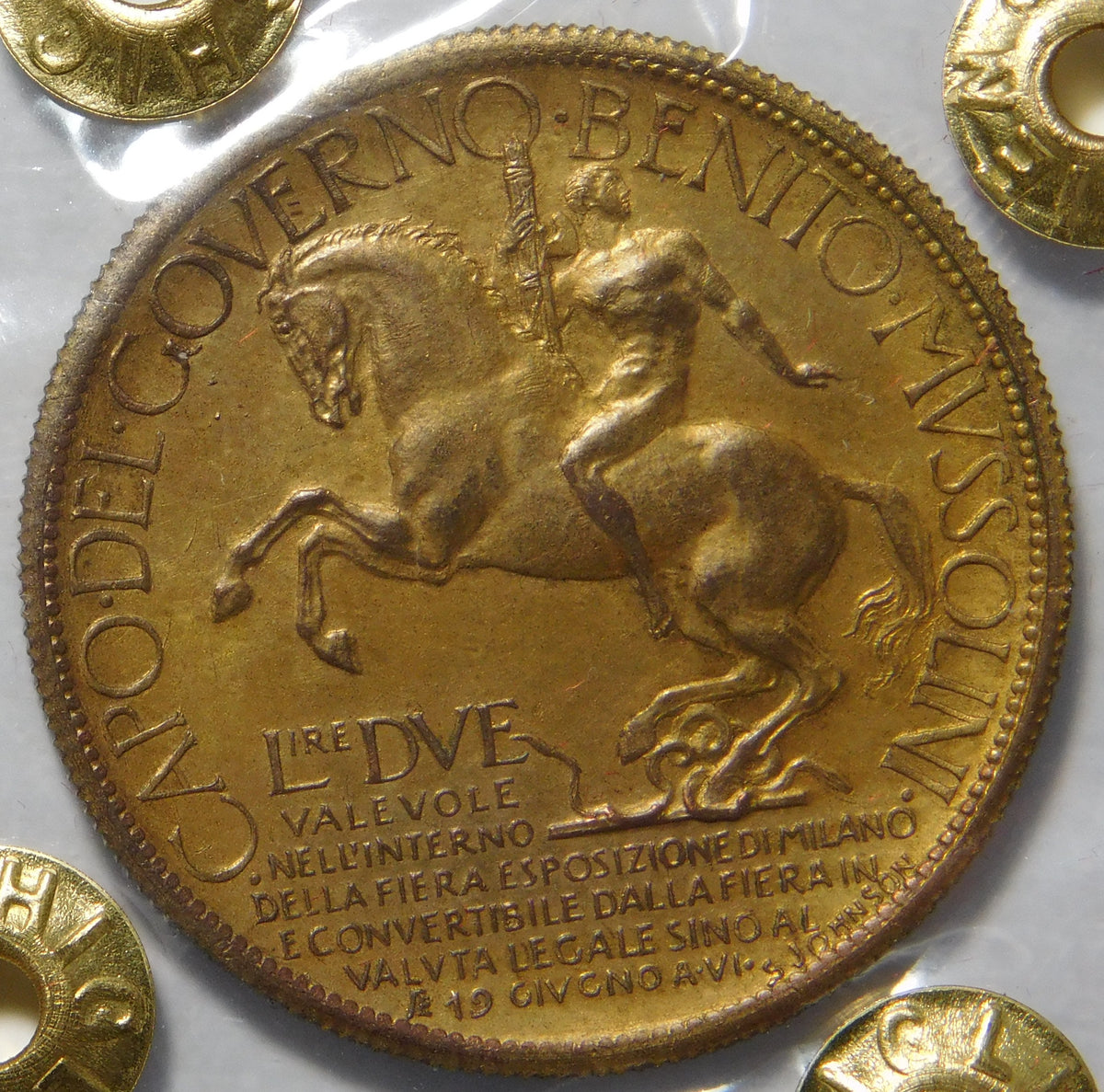 buono da 2 lire 1928