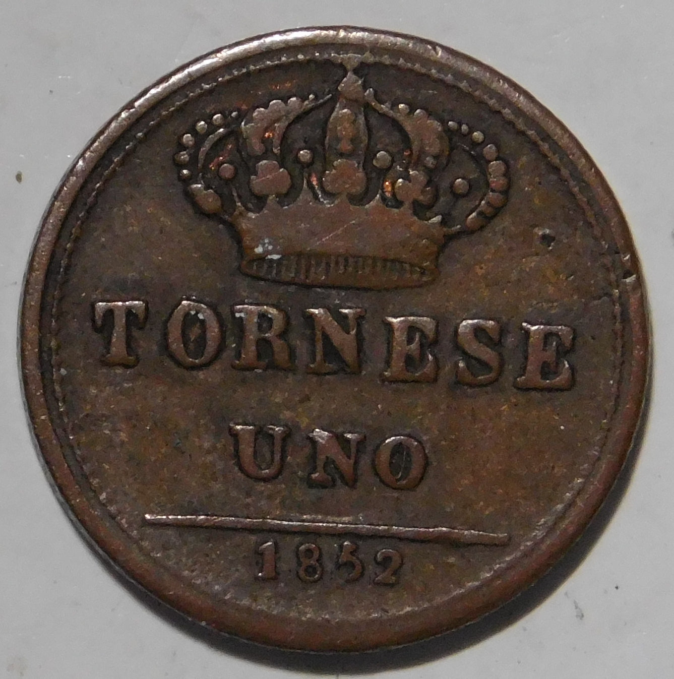 Tornese Uno 1852