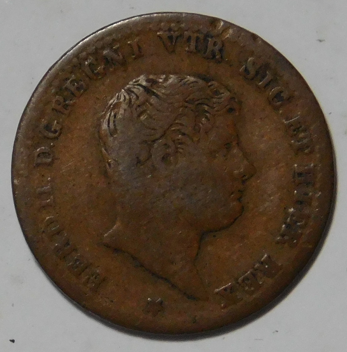 Mezzo Tornese 1845