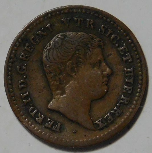 Mezzo Tornese 1838