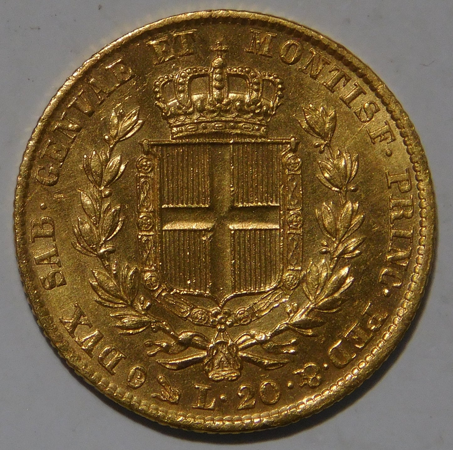20 lire 1848 Genova