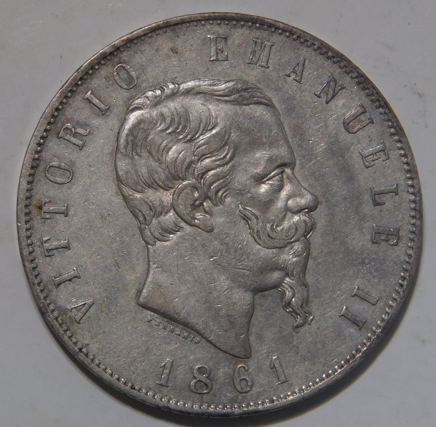 5 LIRE 1861 Torino