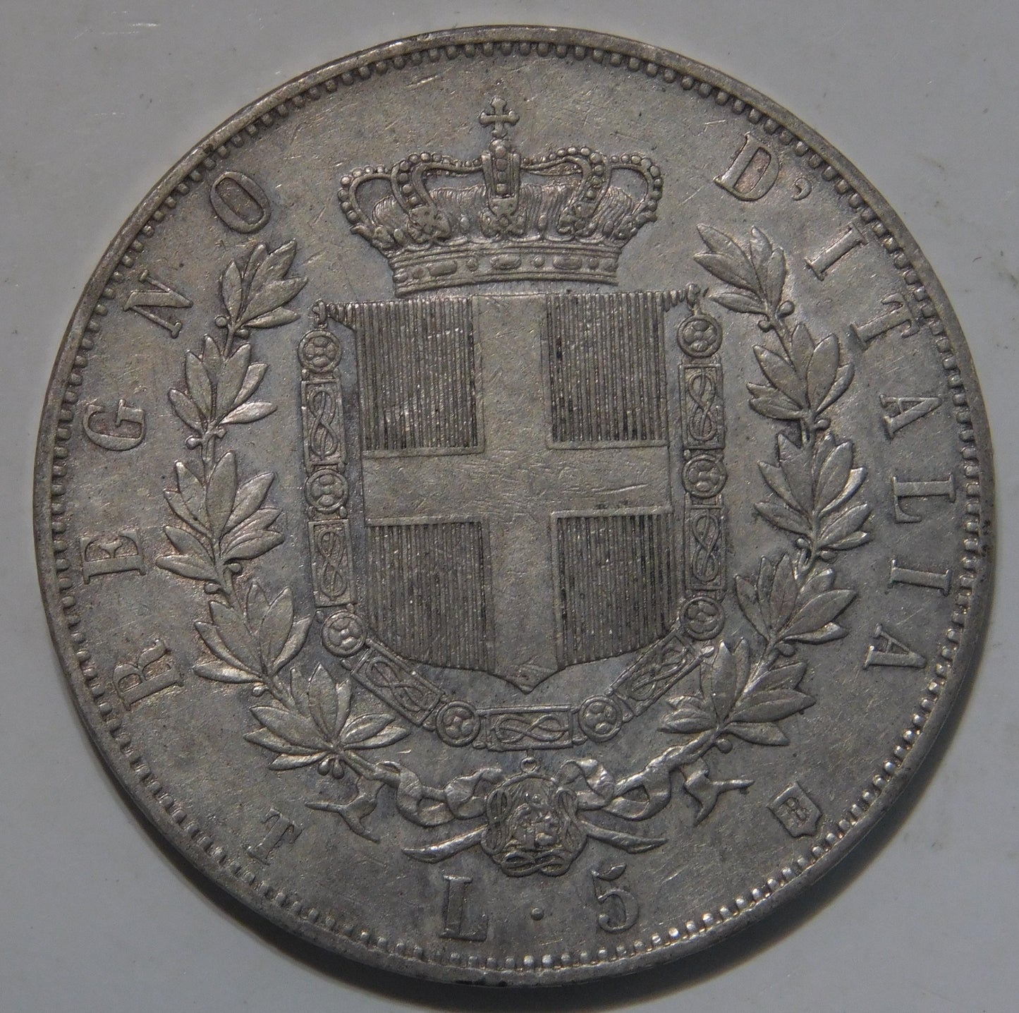 5 LIRE 1861 Torino