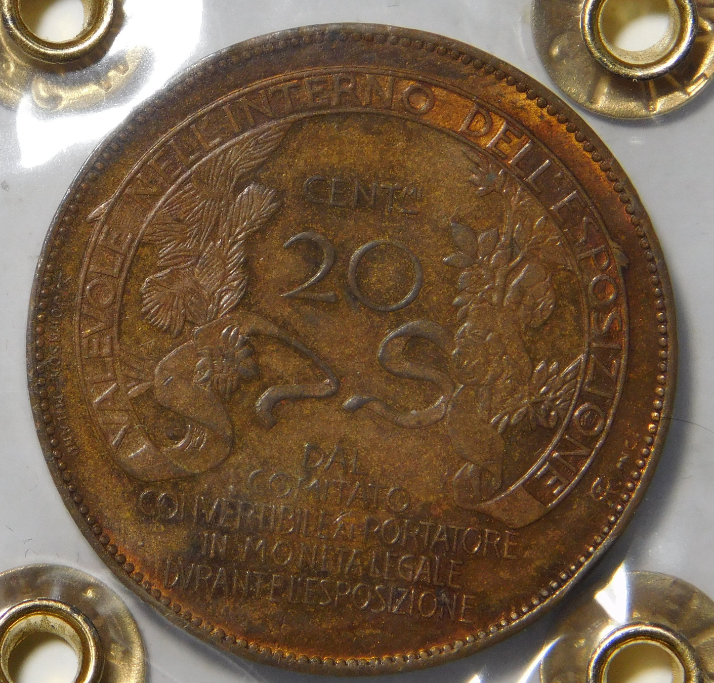 Buono da 20 centesimi 1928 Fiera di Milano