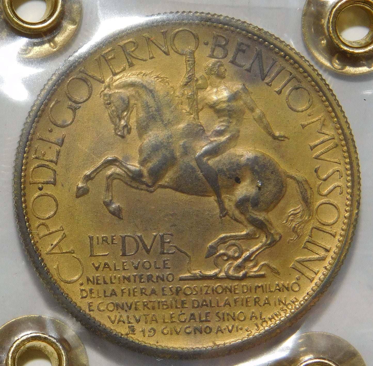 Buono da 2 lire Esposizione di Milano