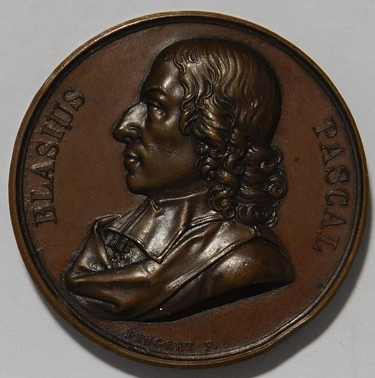 Blasius Pascal 1823 Medaglia