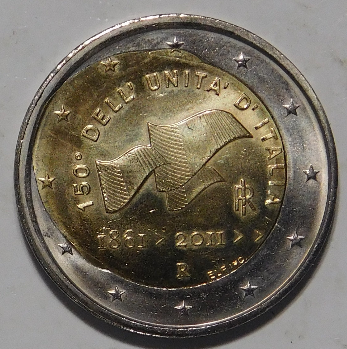 2 euro 2011 occhio di bue