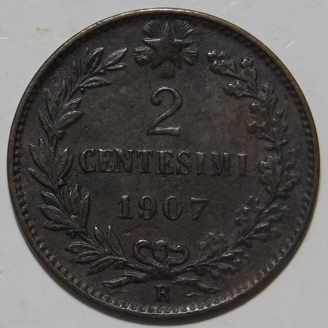 2 centesimi 1907