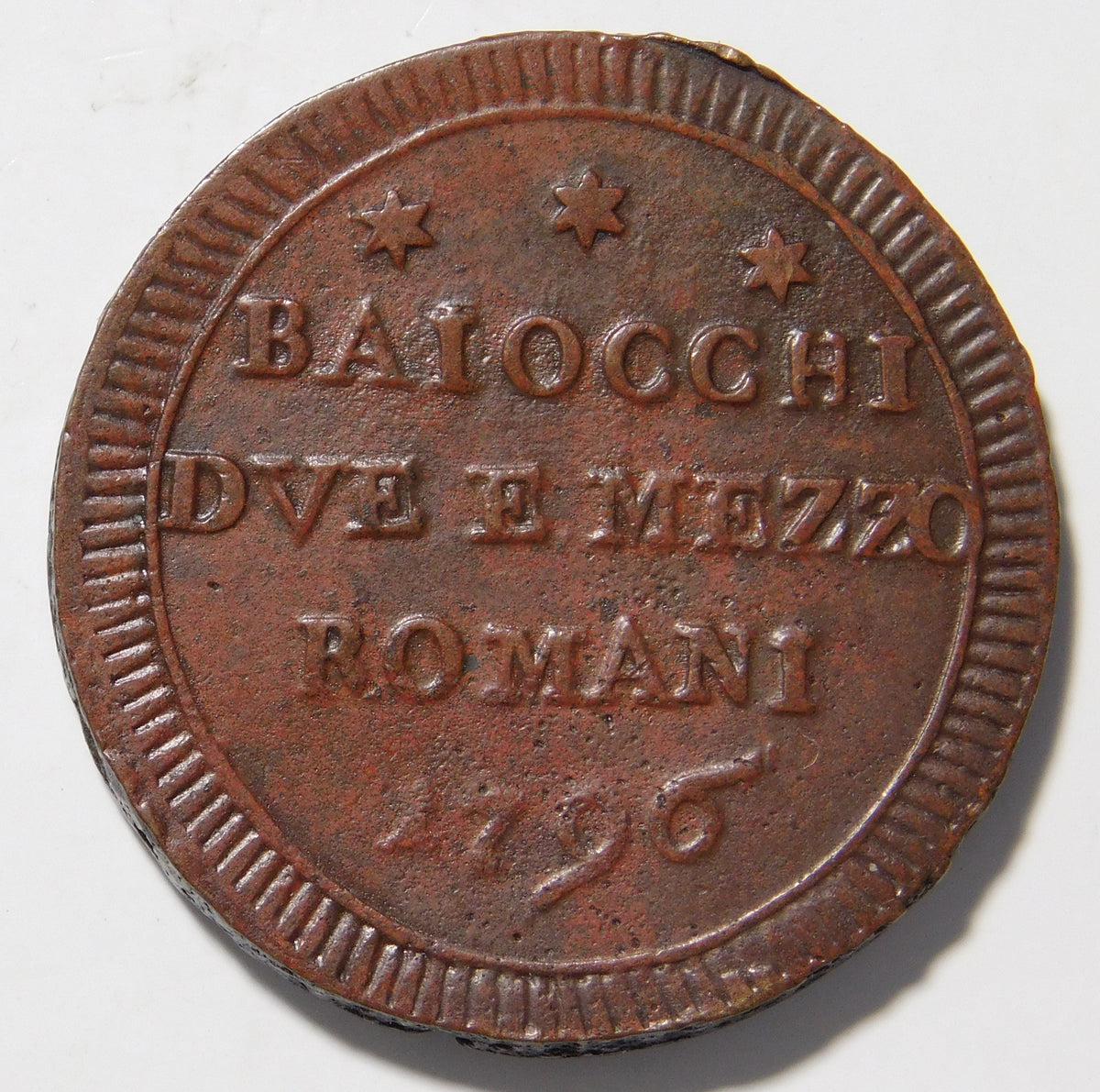 Sanpietrino da Baiocchi 2 1/2 1796
