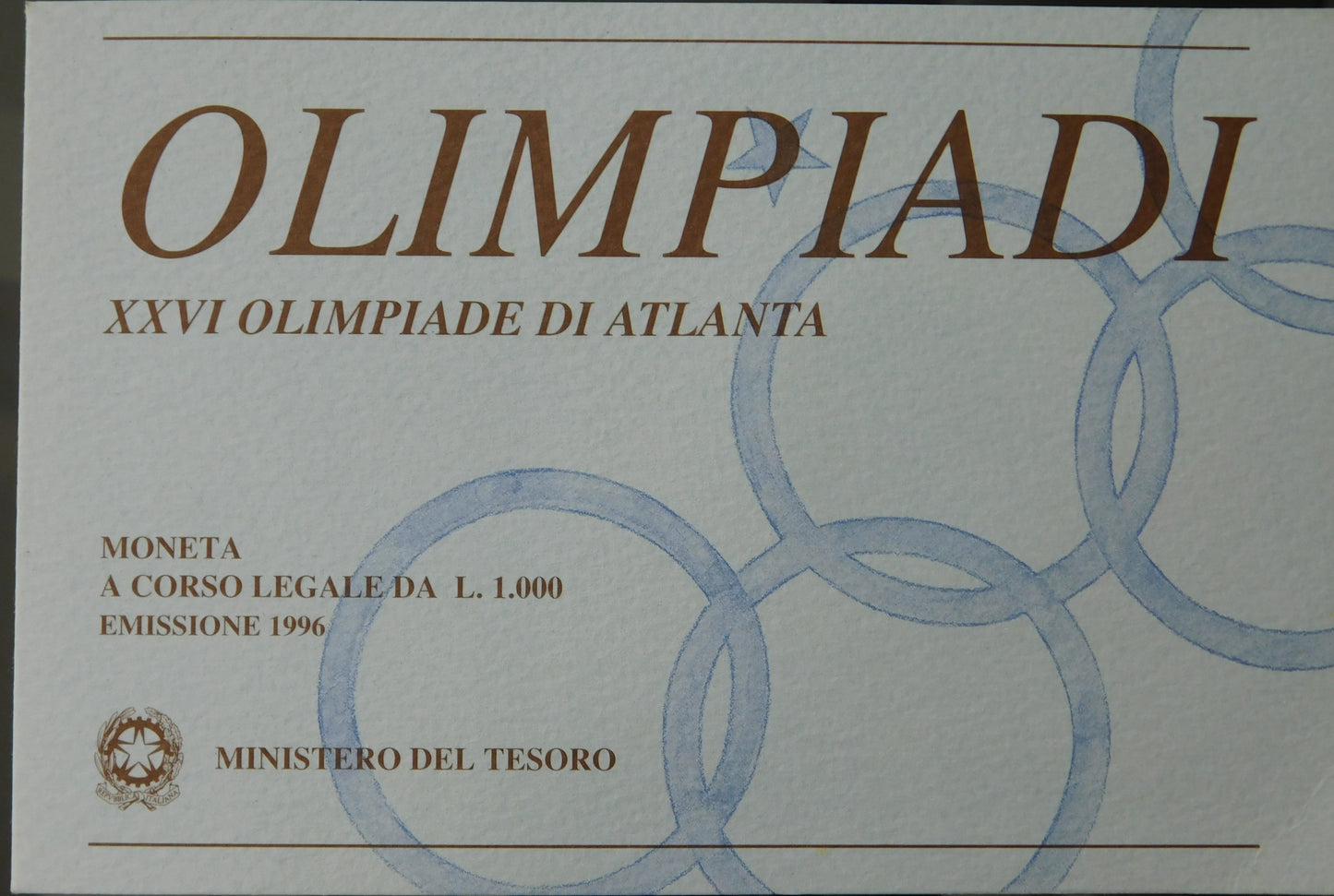 1000 lire 1996
