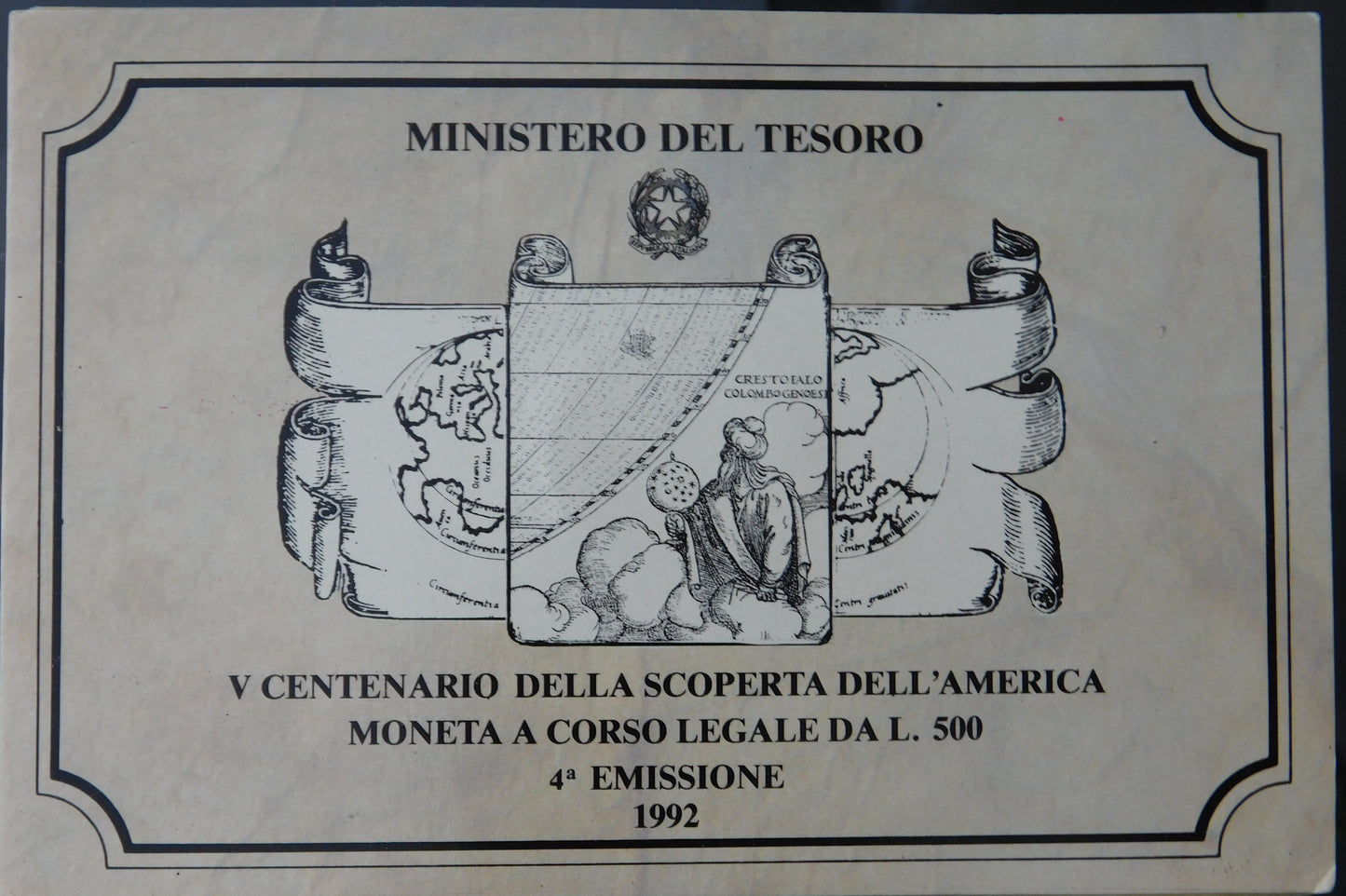 500 lire 1992