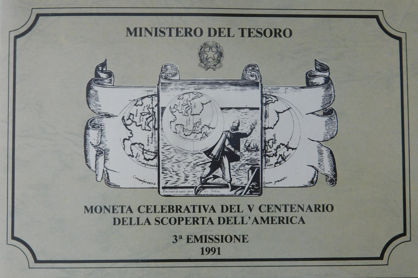 500 lire 1991