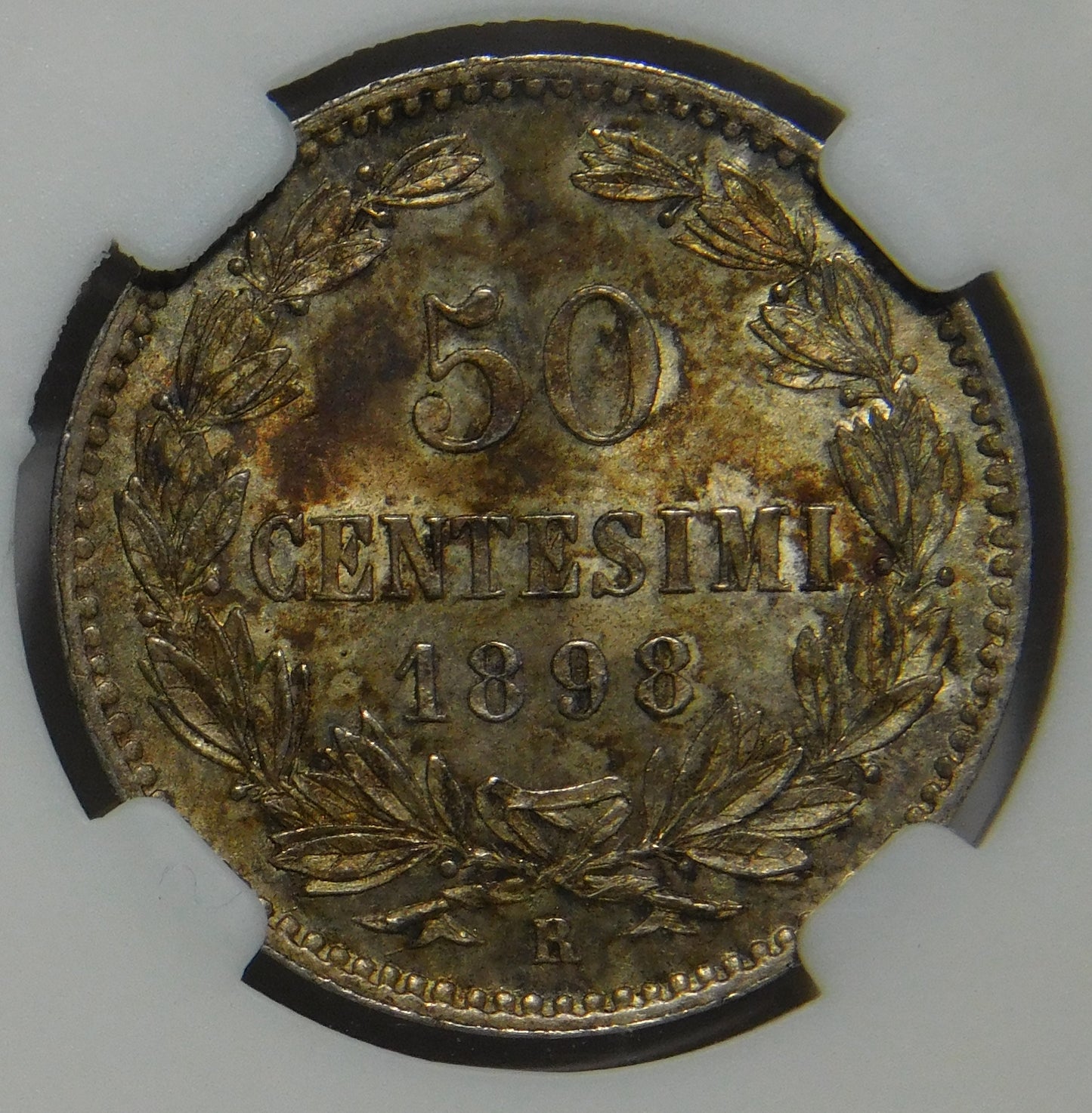Cod. AA132404 - San Marino - 50 centesimi 1898 - Vecchia Monetazione - 1864-1938