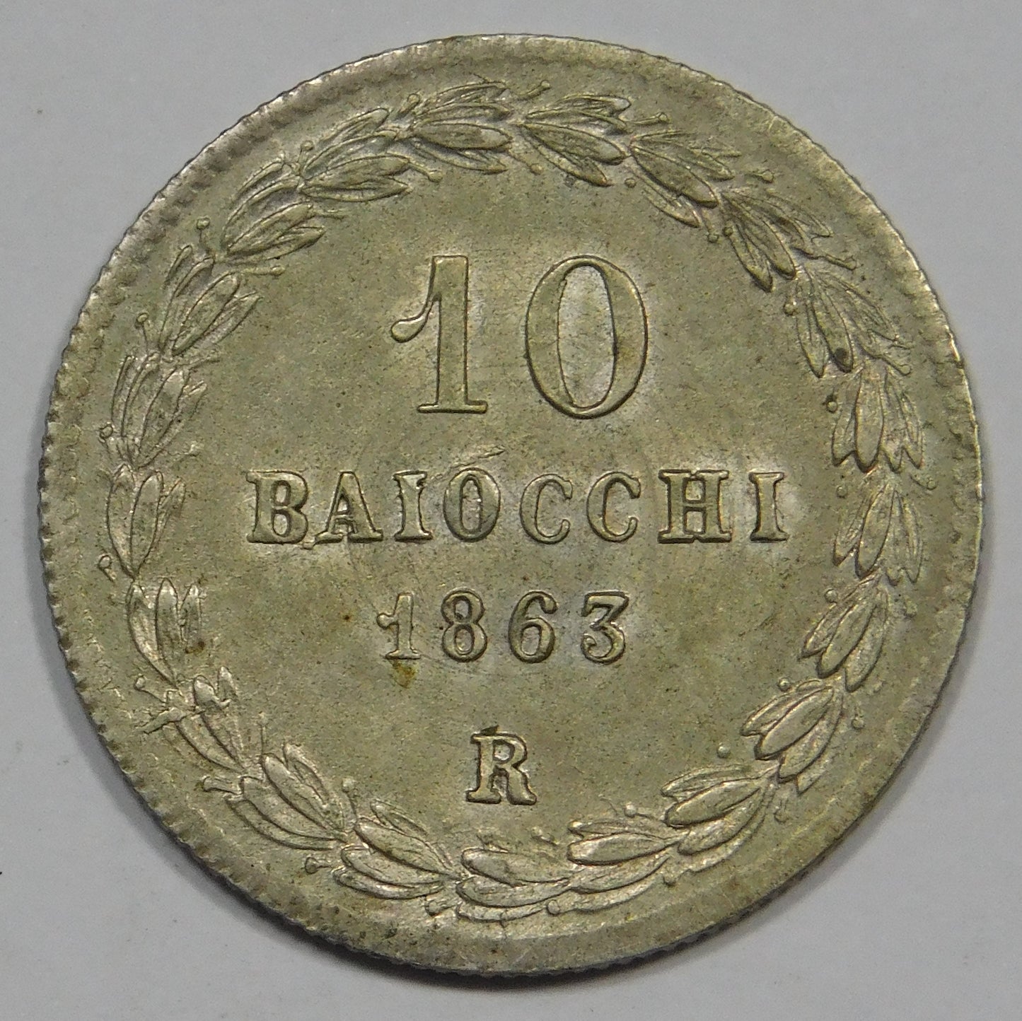 10 Baiocchi 1863 XVIII