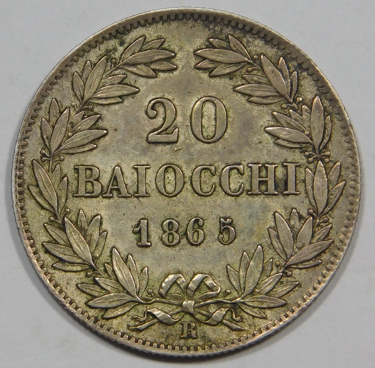 20 Baiocchi 1865 XX