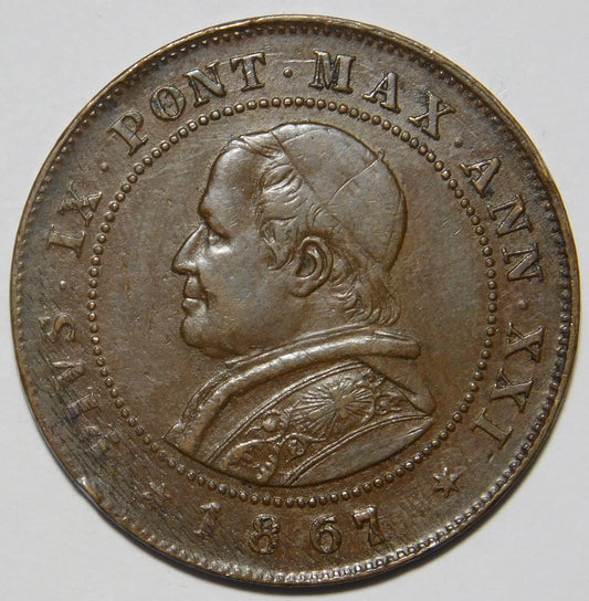 2 soldi 1867 Roma