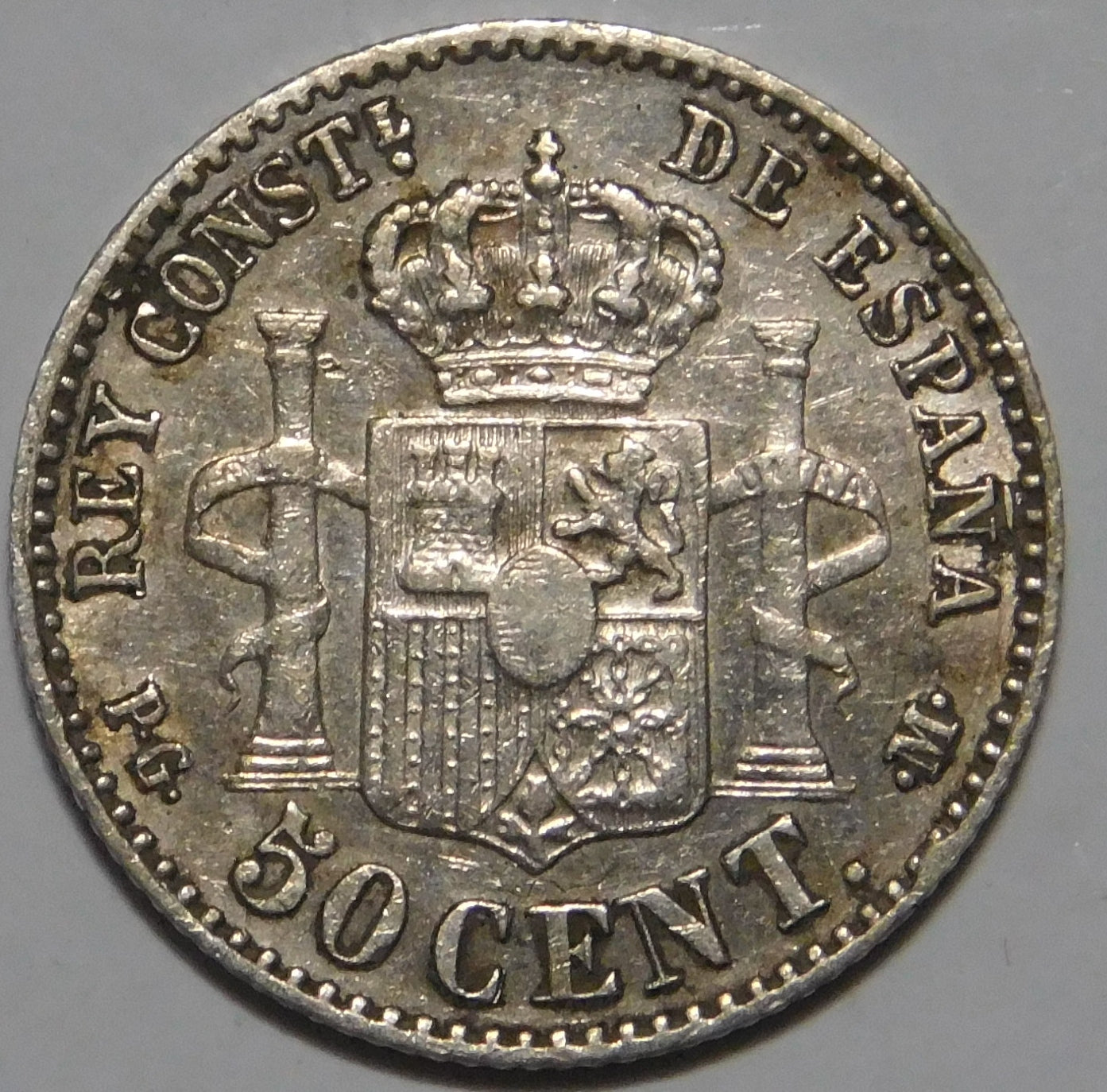 50 Centimos 1892