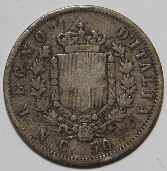 50 centesimi 1862 Napoli