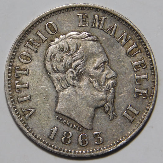 50 centesimi  1863 Milano