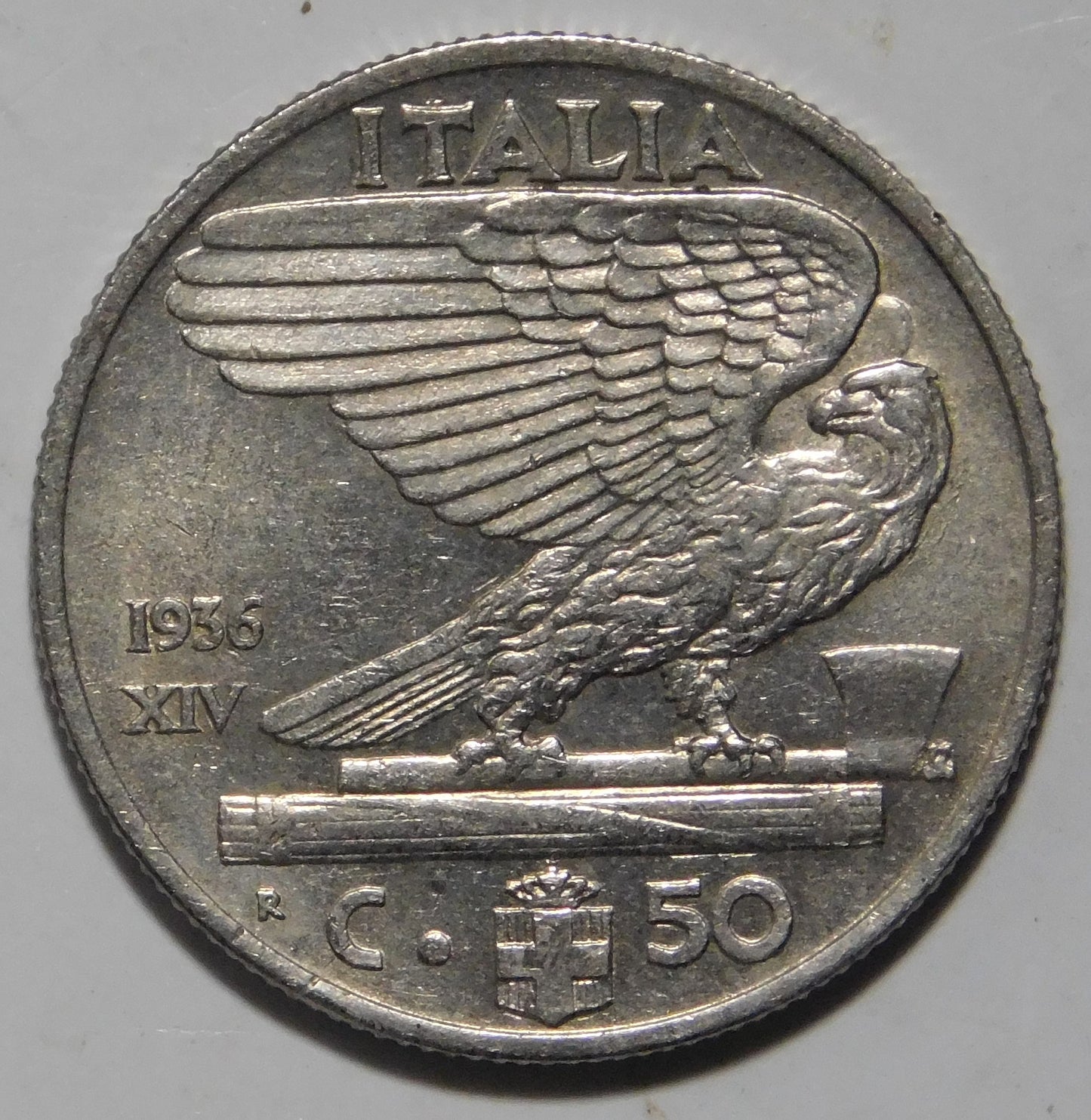50 centesimi 1936