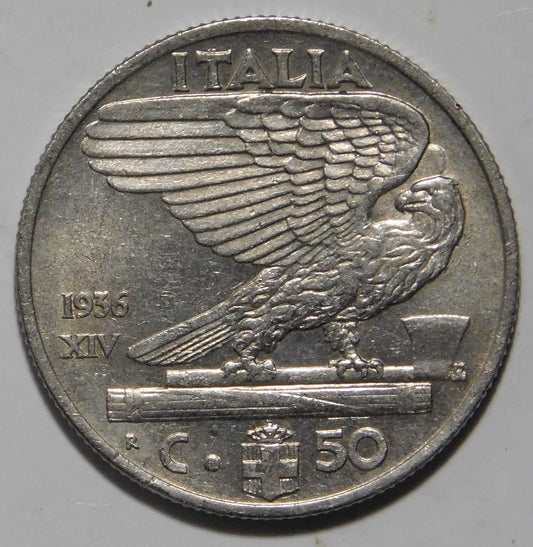 50 centesimi 1936