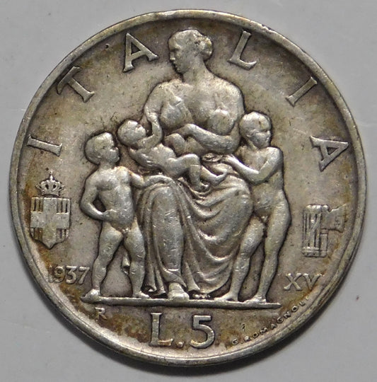 5 lire 1937