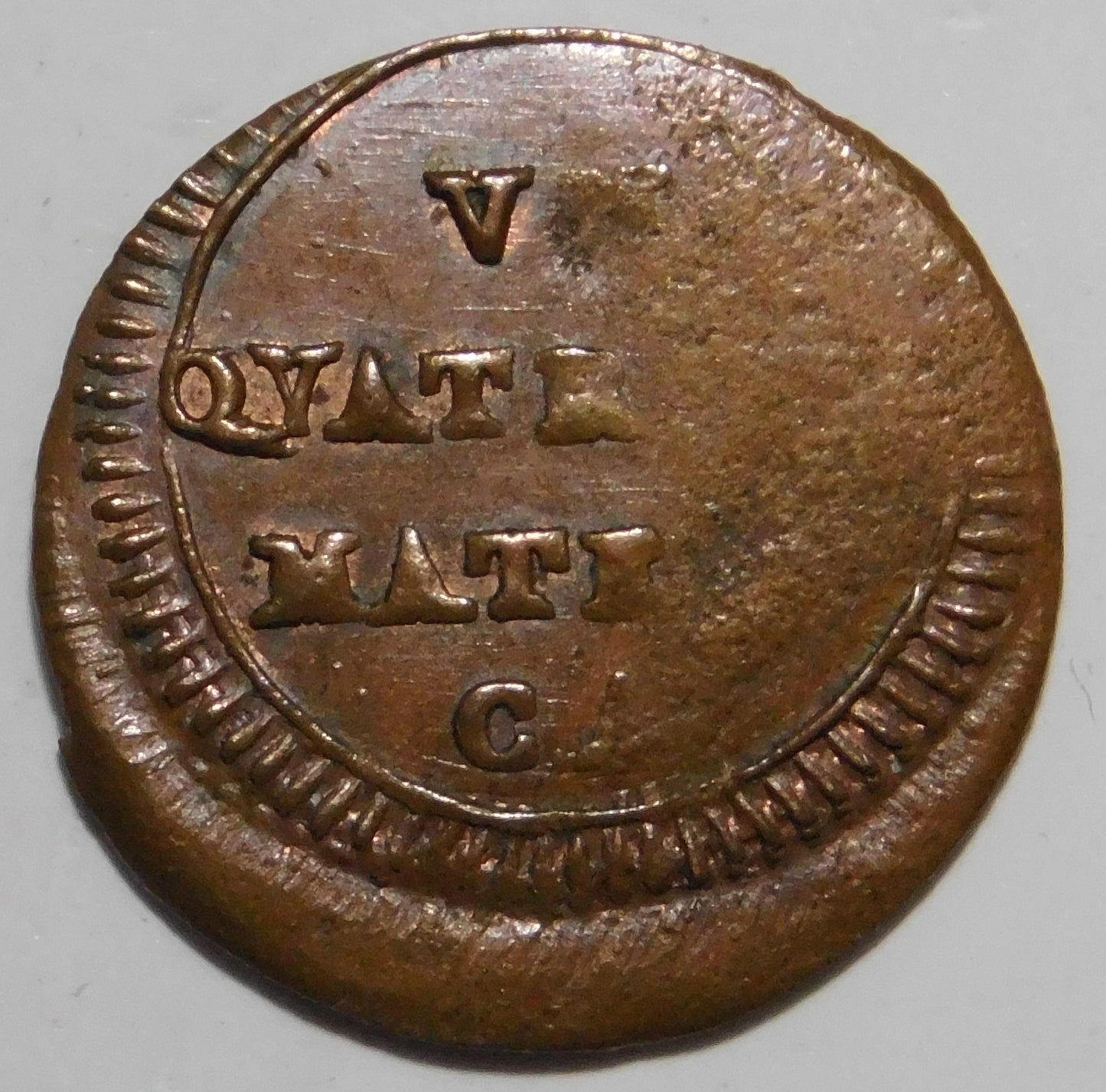 Quattrino 1797 Matelica
