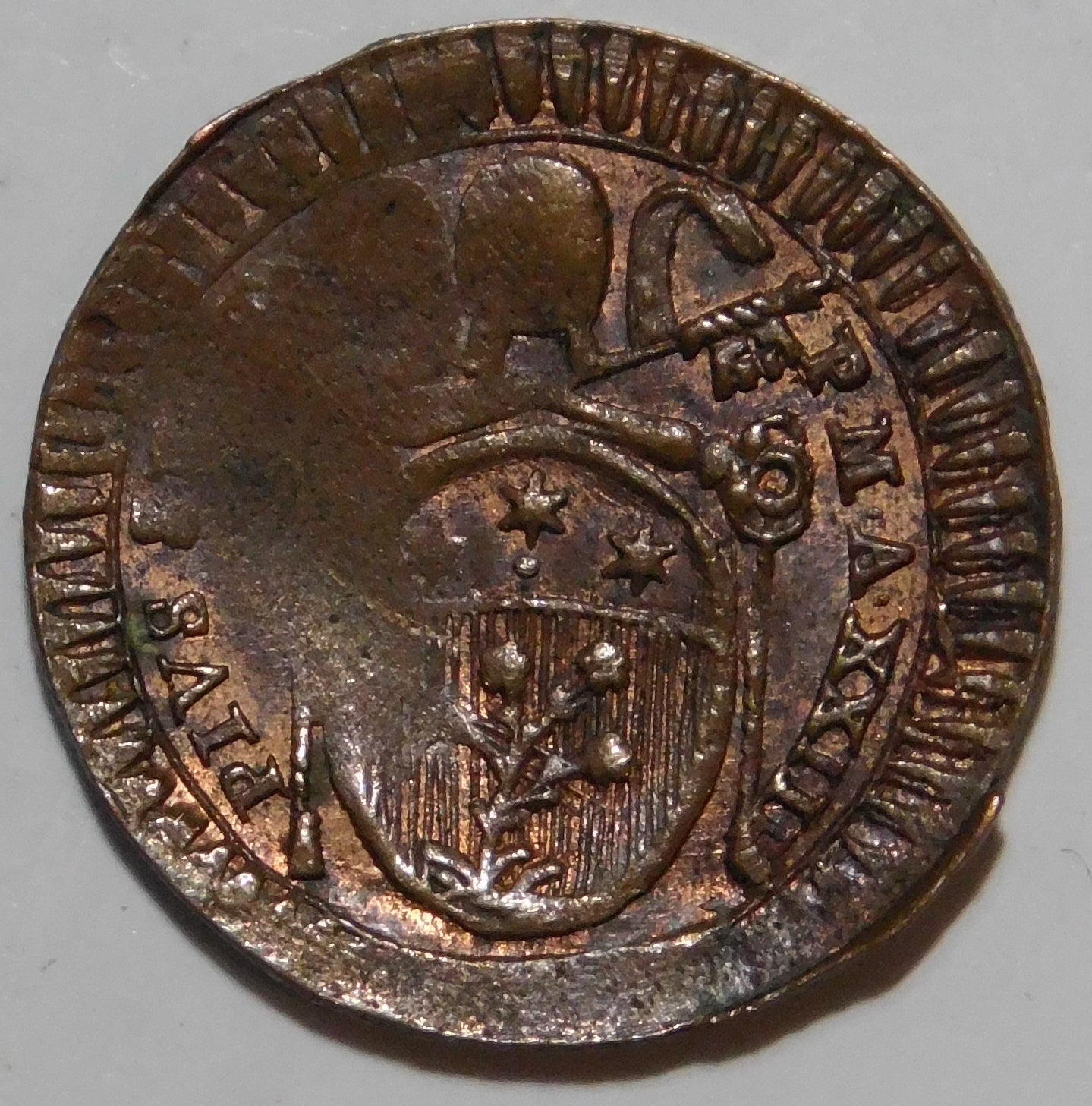 Quattrino 1797 Matelica