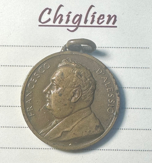 Medaglia a ricordo di Francesco D’Alessio