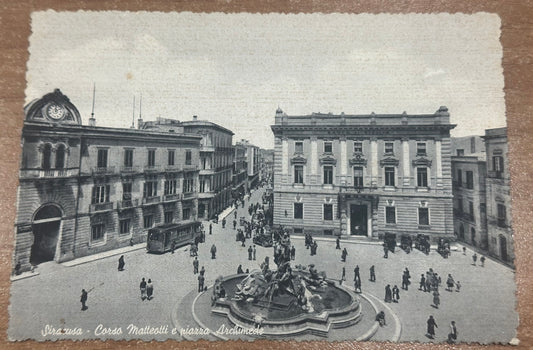 Siracusa Corso Matteotti e Piazza Archimede