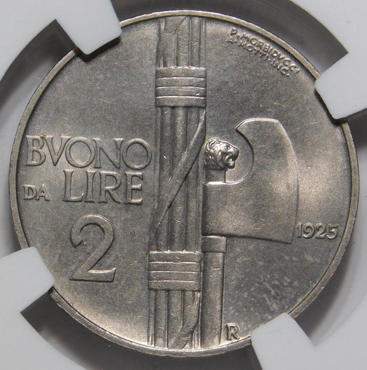 Buono da 2 Lire 1925