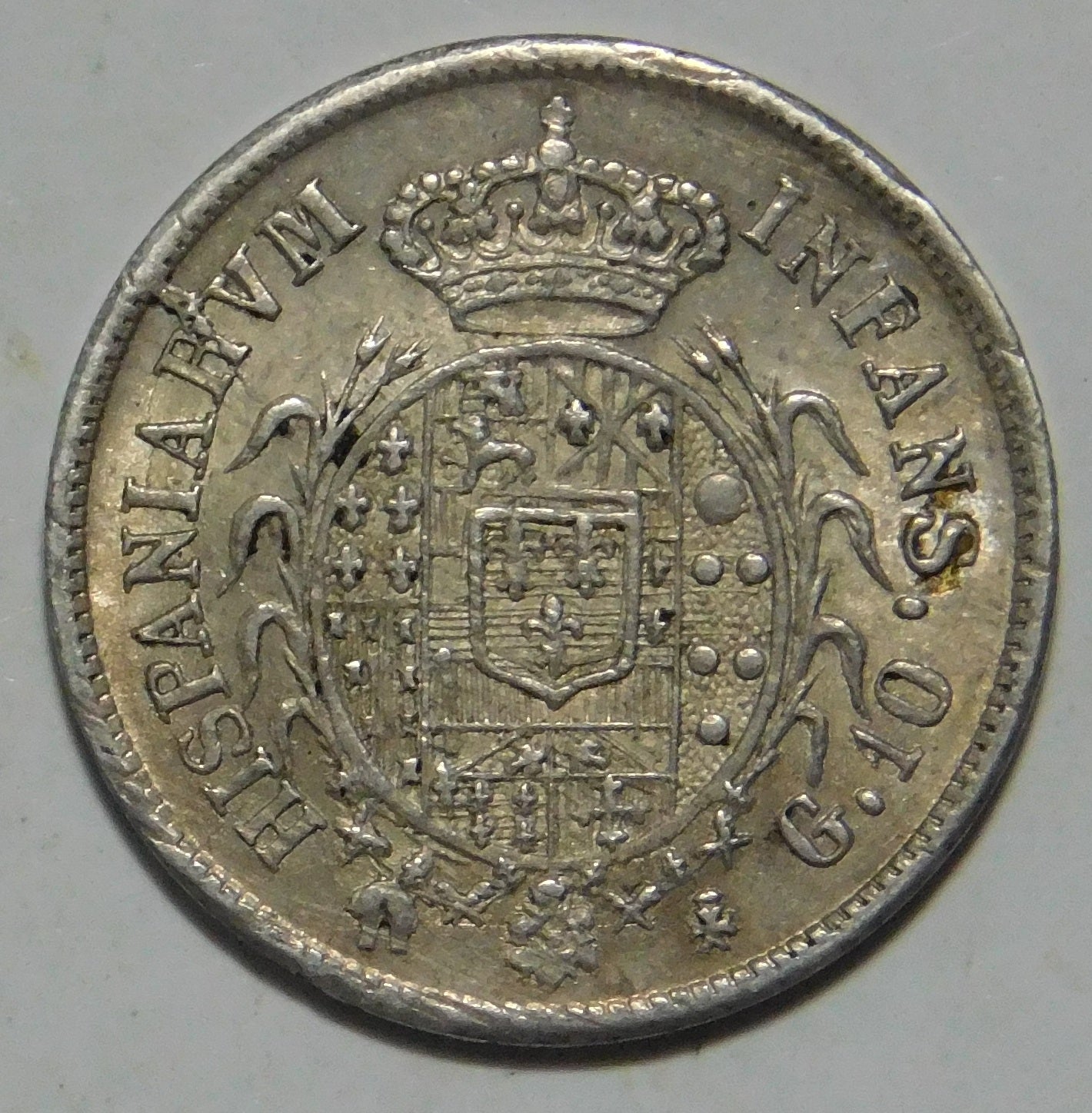 Carlino da 10 grana 1818