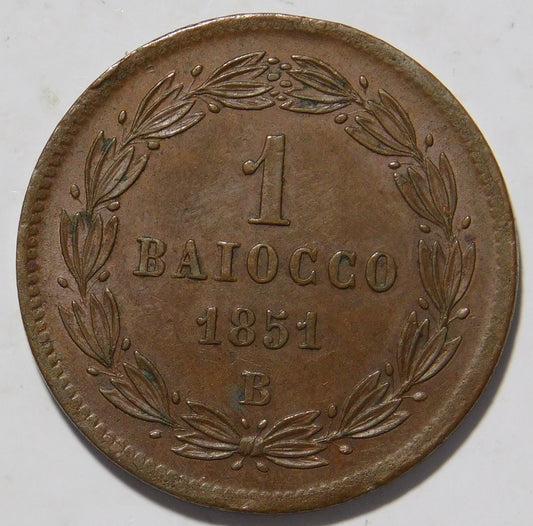 1 baiocco 1851 Bologna