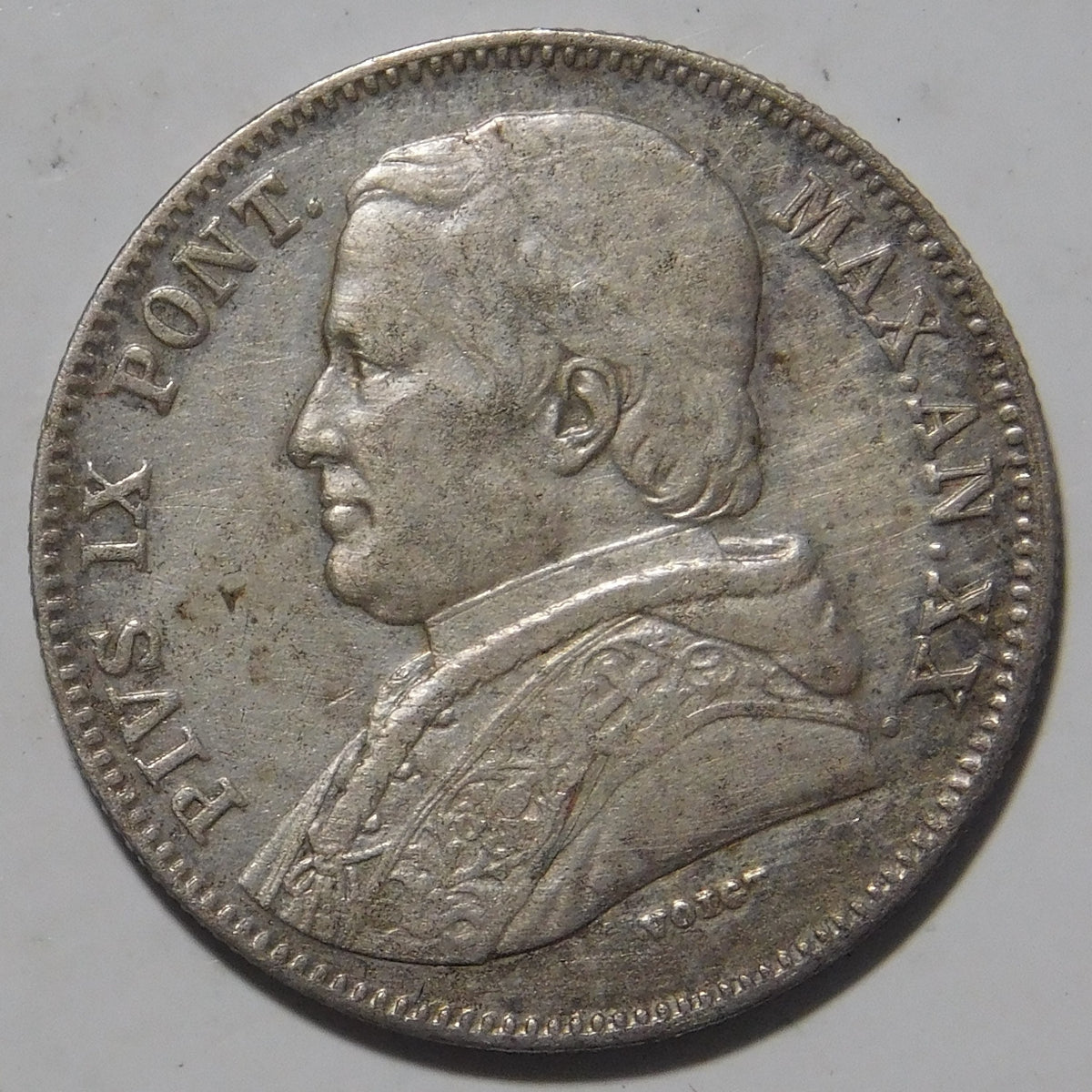 20 baiocchi 1865 Roma